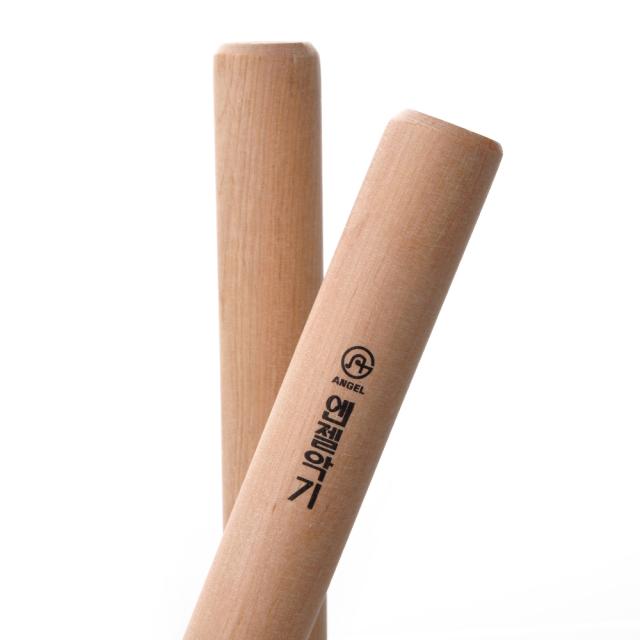 Wood clave pair