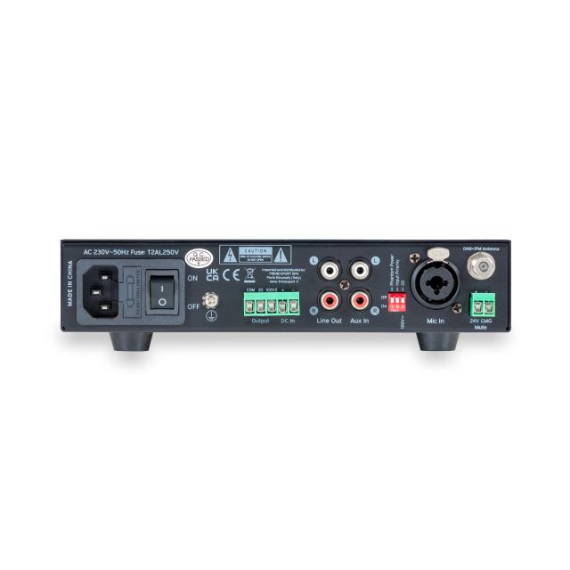 Mixer-Amplificatore Compatto in Classe-D da 240W a 1 Zona con Lettore DAB+, FM, USB, BT