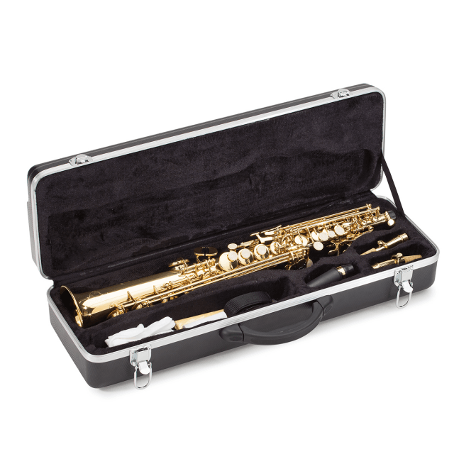 Straight Bb soprano saxophone with F# key