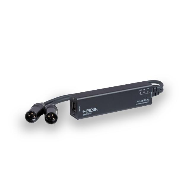 Dante™ I/O Interface, 2x Analog Output, PoE, Plug & Play