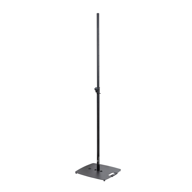 Supporto per speaker/proiettori di illuminazione con base quadrata in acciaio