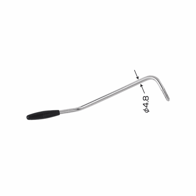 4,8 mm Tremolo Lever for Electric Guitar (Chrome)
