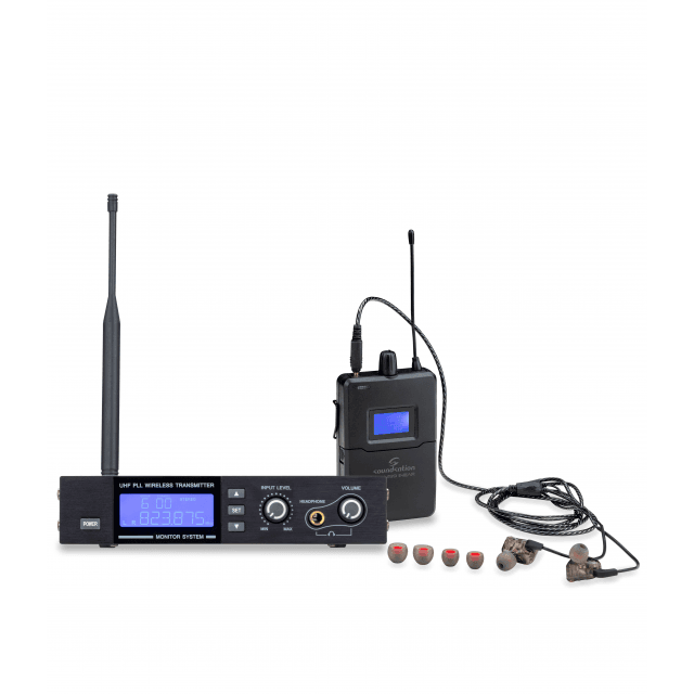 Sistema In-Ear monitor stereo UHF a 99 canali