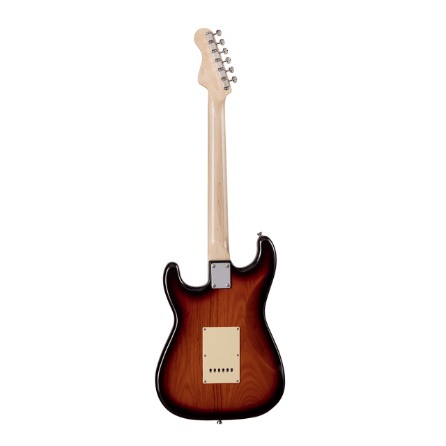 Double cutaway electric guitar with 3 single coils and vintage tuners (Wilkinson equipped, eco-rosewood fretboard)