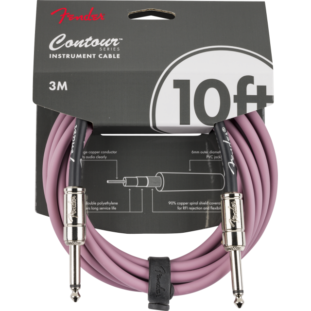 Contour™ 10' instrument Cable, Burgundy Mist