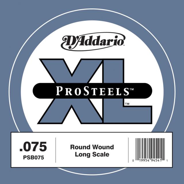 ProSteels Bass Guitar Single String, Long Scale, .075