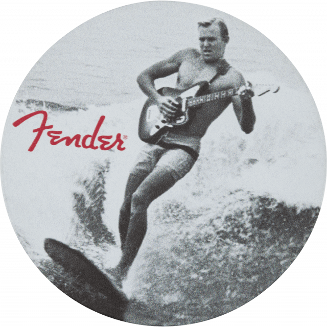 Set sottobicchieri  Fender™ Vintage Ads 4-Pk Coaster Set, Black and White