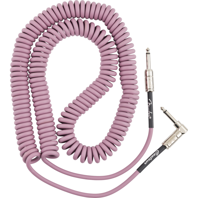 Contour™ 30' Coiled Cable, Burgundy Mist