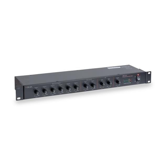 1U Rack 8-Input Stereo Mixer