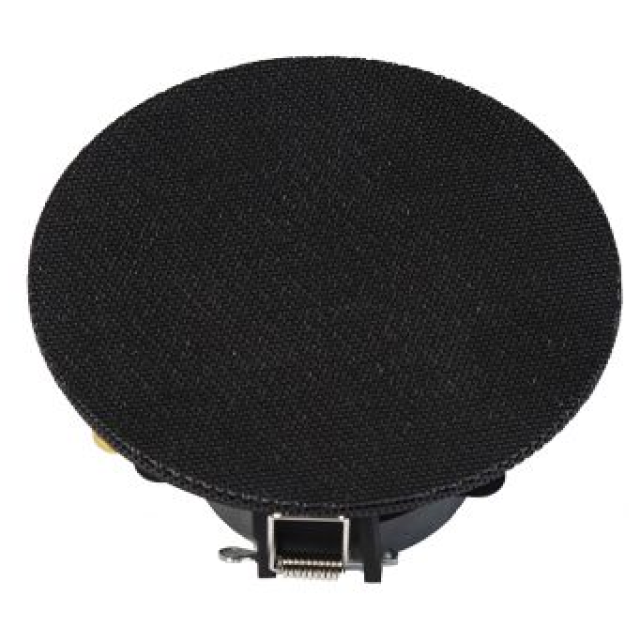Diffusore passivo a 2 vie full range da 3” a soffitto / a parete (griglia rotonda, colore nero)