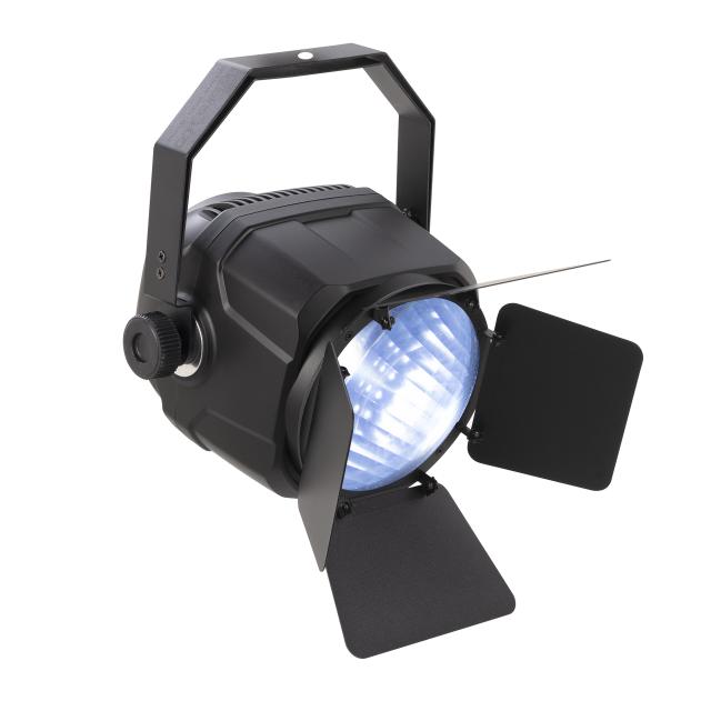 Proiettore da Studio con 1 LED COB da 100W Bianco Caldo + Puro e Ribalta