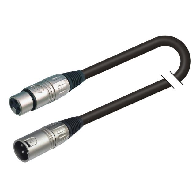 Cavo microfonico bilanciato XRL 3P M - XLR 3P F / 2mt