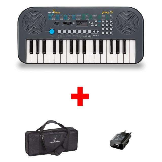 MINI SIZE KEYBOARD 32 KEYS BUNDLE WITH BAG AND PSU