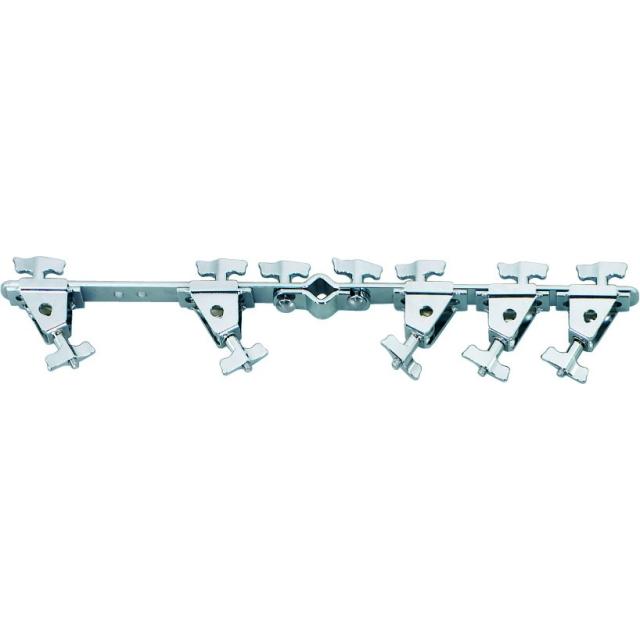 Multiple clamp to attach up to 10 accessories to a stand