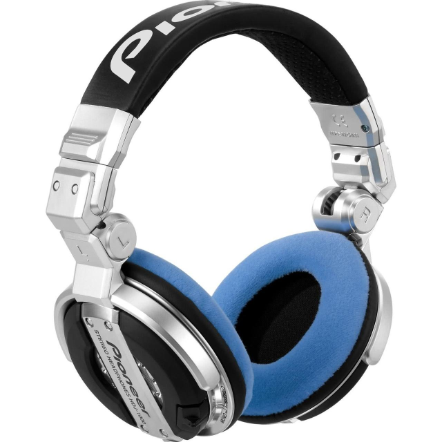 Earpad Set VELOUR for Pioneer HDJ-1000 - sky