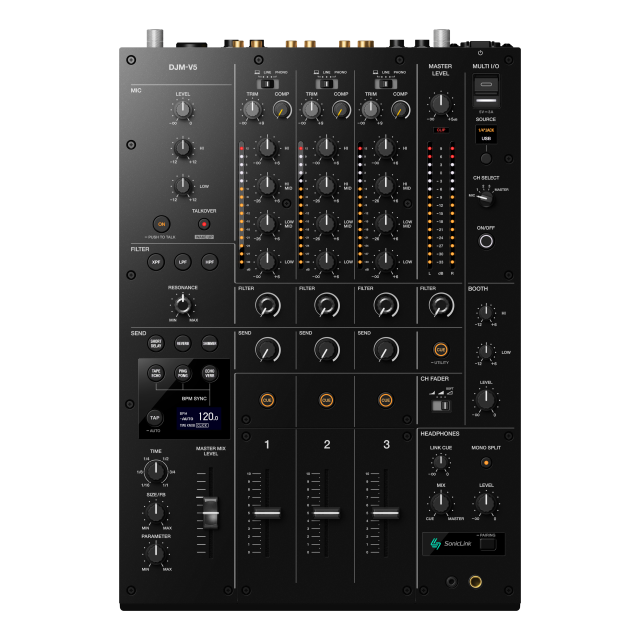 Mixer DJ compatto a 3 canali