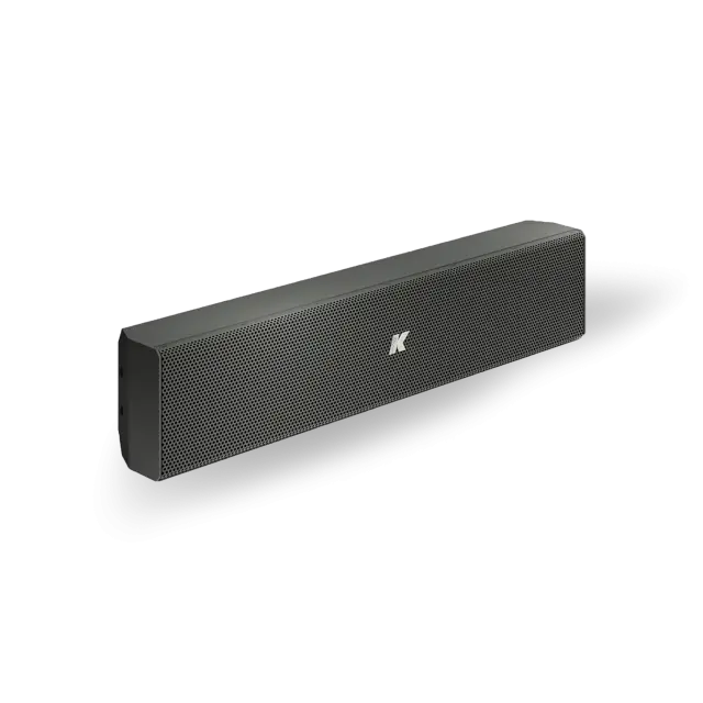 4x4" Ultra-slim Passive Subwoofer with Selectable Impedance (black color)