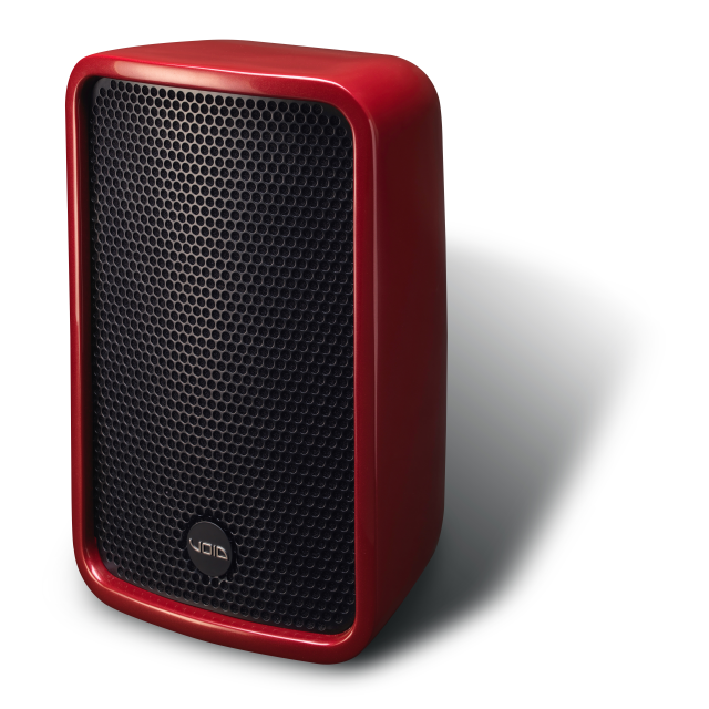 10" 2-way passive speaker for indoor/outdoor use (red)