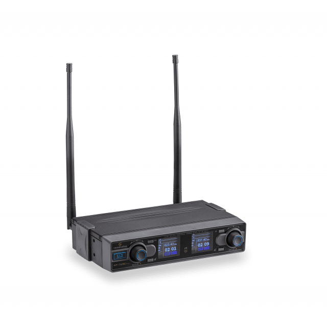UHF Dual Digital Wireless Microphone System - A2 Band (606-613.5MHz)