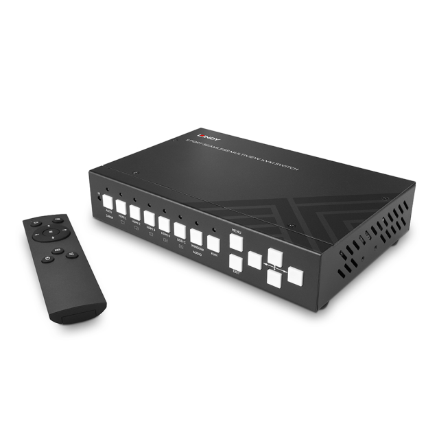5 Port HDMI 4K60 Seamless Multiview KVM Switch