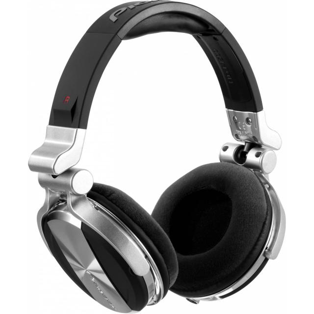 Set di cuscini VELOUR per Pioneer HDJ-1500 - nero