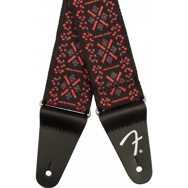Pasadena Woven strap - Lattice Red