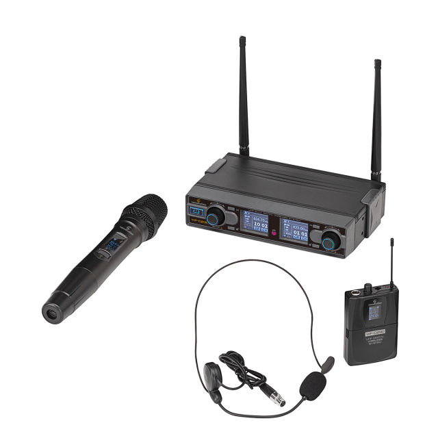 UHF Dual Digital Wireless Microphone System