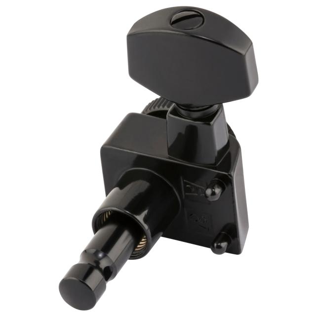 Locking Stratocaster®/Telecaster® Staggered Tuning Machines (Black) 6-pack
