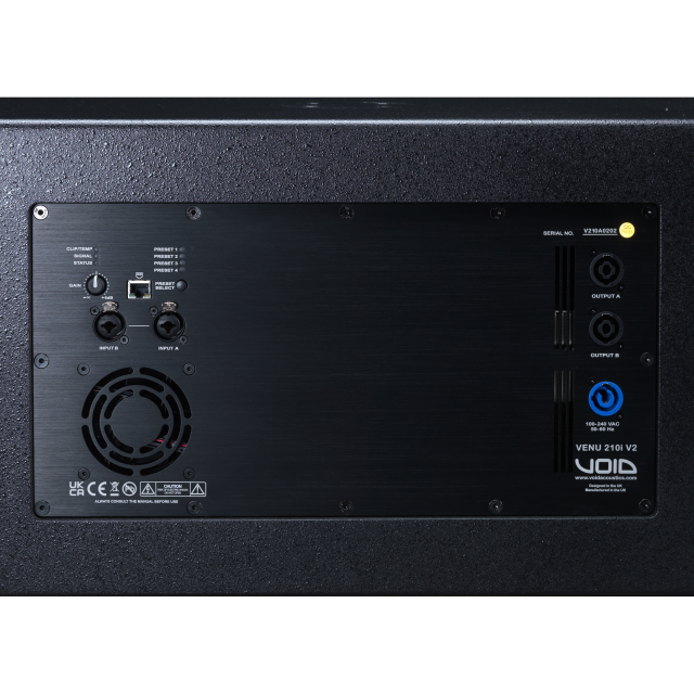 Subwoofer attivo con doppio trasduttore da 10”, DSP integrato e modulo di amplificazione (colore Nero)