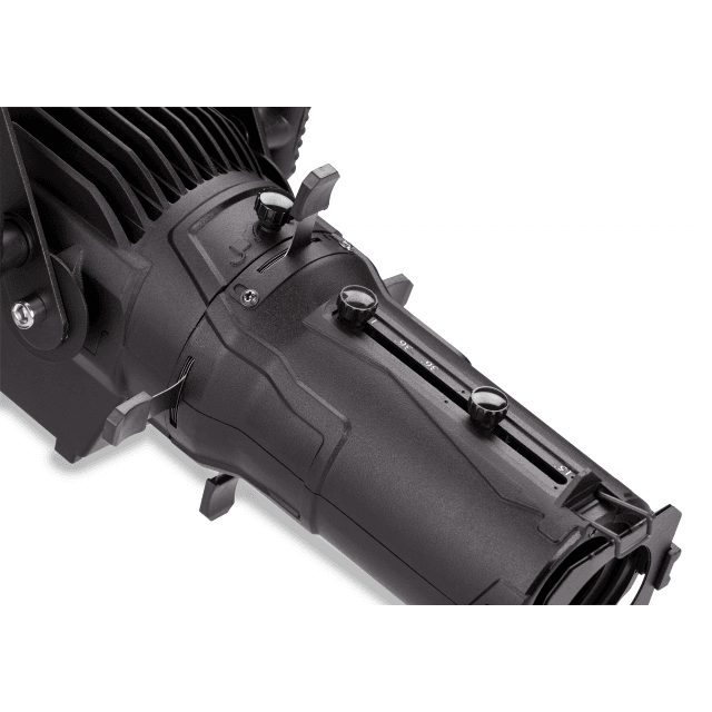 100W Mini Led Profile Spot Light with Zoom, Beam Shaping Shutters & Gobo Slot