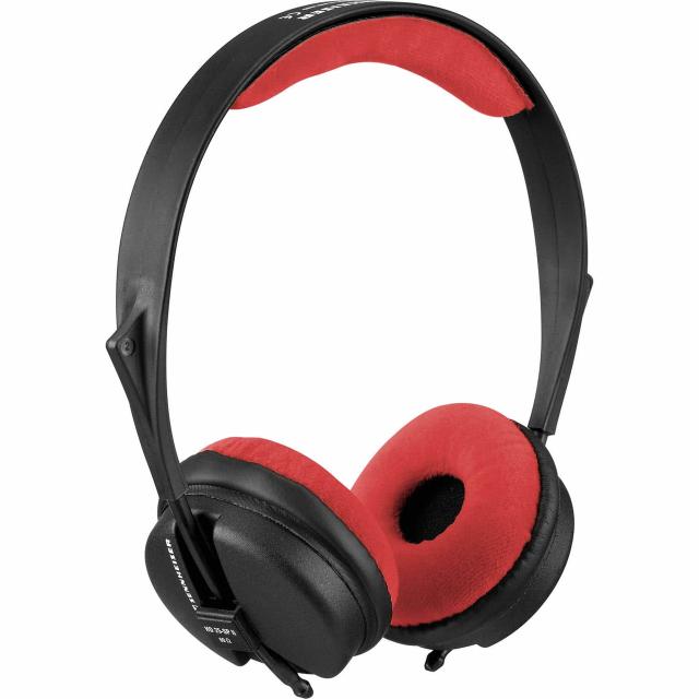 Earpad set VELOUR for Sennheiser HD-25 SP - red