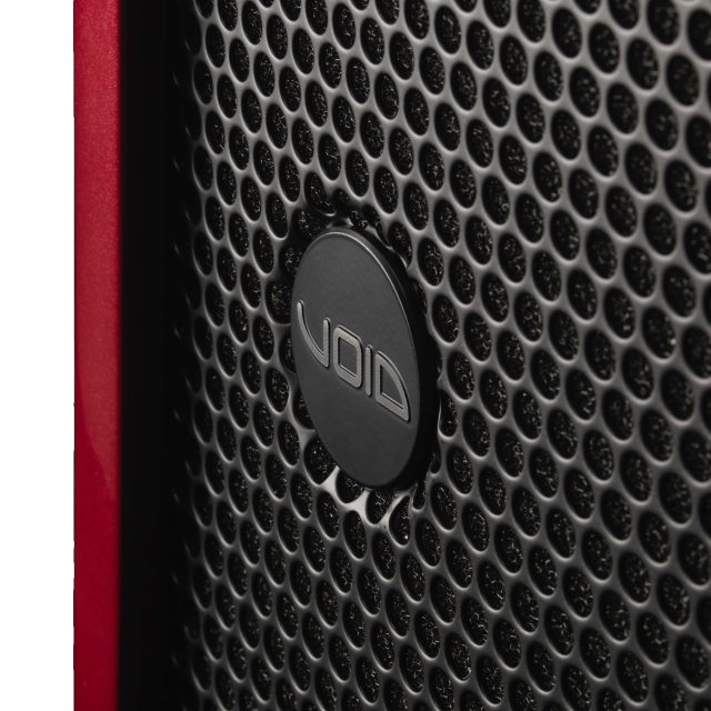 Subwoofer 1x12”, 600 W AES, 8 Ω, reflex, con cabinet in vetroresina (colore Rosso)