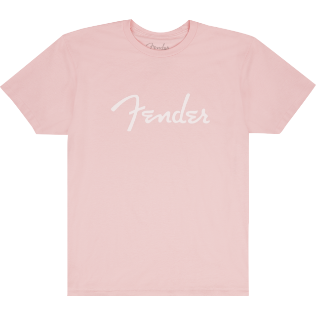 Fender® Spaghetti Logo T-Shirt, Shell Pink, S