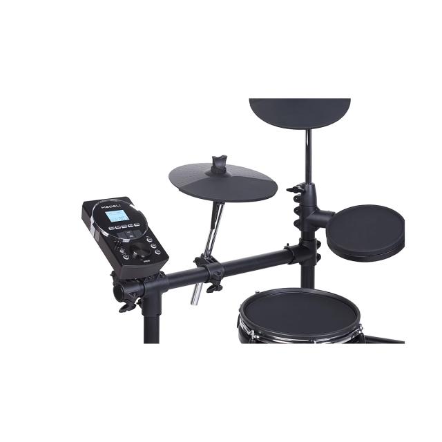 Batteria elettronica compatta ed elegante con snare MESH da 10" a 2 zone ed espandibiltà a 2 Crash e 4 Tom.