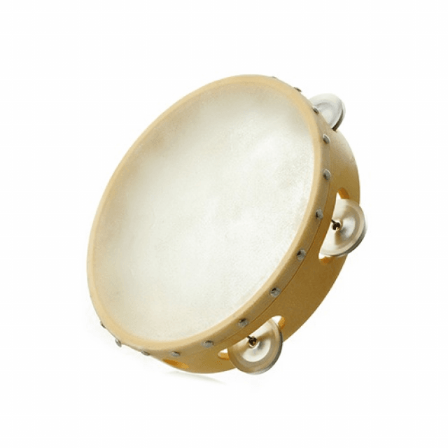 Tambourine Natural Leather medium