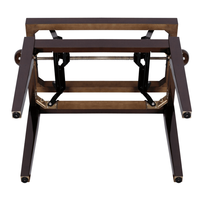 Adjustable glossy finish piano bench