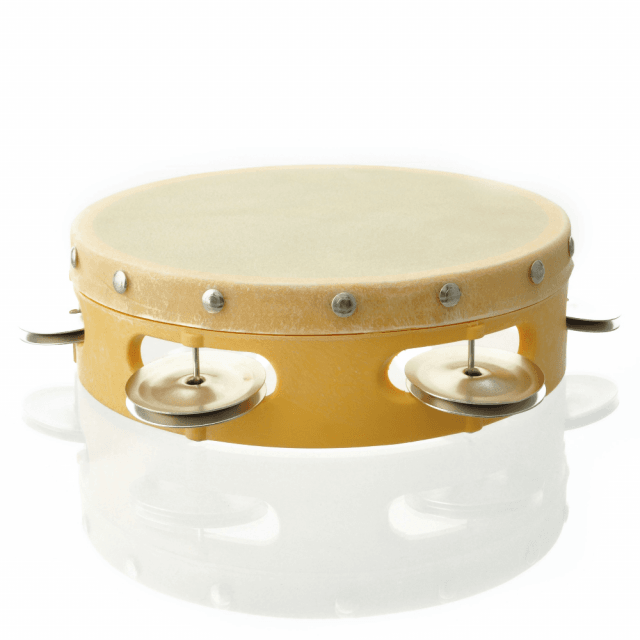 Tamburello in pelle naturale - misura Small