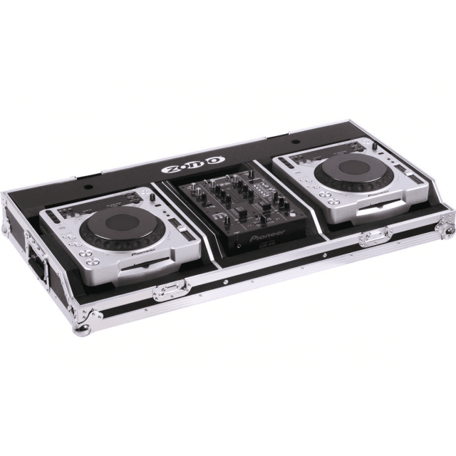 Set 810 - Flightcase 2x CDJ-800 + 1x 10"" Mixer - purple