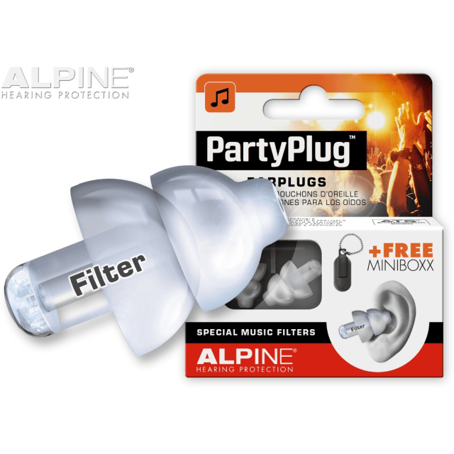 Unique Earplugs for Music concerts and events Transparent edition