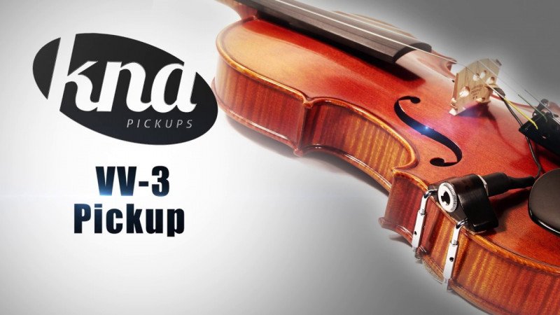 KNA VV3 portable violin/viola pick-ups