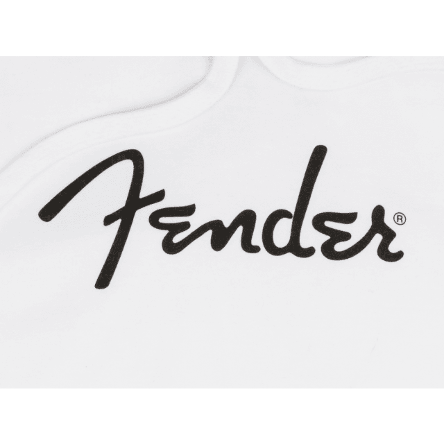 Fender® Spaghetti Logo Hoodie, Olympic White, XL