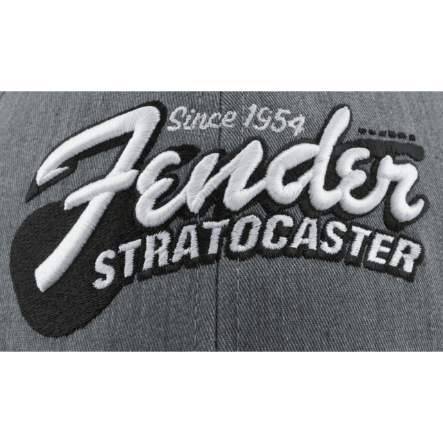 Fender® Stratocaster™ Guitar Hat, Heather Gray