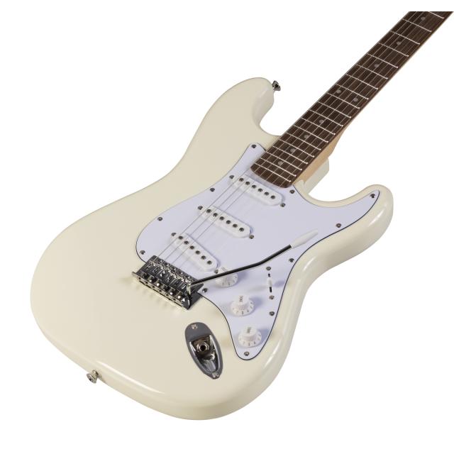3/4 double cutaway electric guitar with 3 single coils