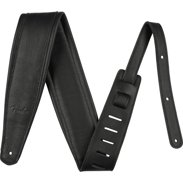 3.5" Premium Leather Strap, Black