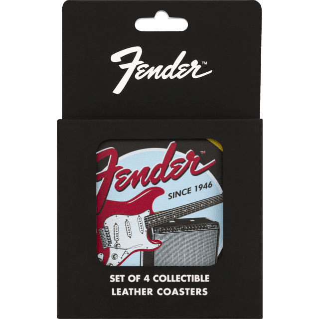 Fender™ 1946 Guitars & Amps Coaster Set