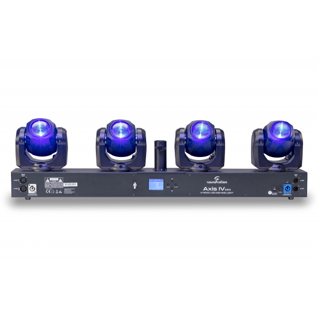 4x32W RGBW LED 4 Head Beam Moving Head