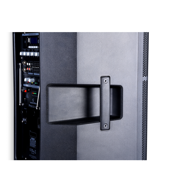 Sistema PA Portatile 12” 2-Vie con Batteria, Trolley e Mobile App