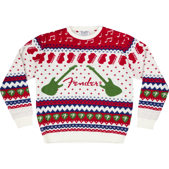 Fender Holiday Sweater 2021, Multi-Color, Medium
