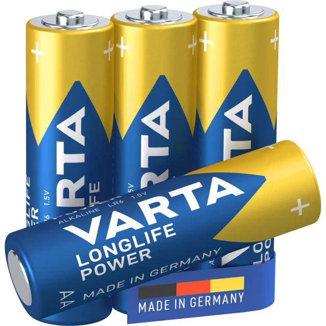 Batteria Longlife Power AA ad alta intensità di energia blister da 4 pz