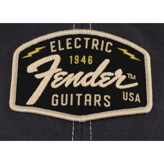 Cappello Fender Transition Logo Patch Hat, Black/Stone One Size